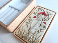 Hand Embroidered Jewelry Box