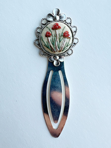 Vintage Style Embroidered Bookmark