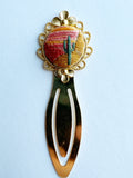Vintage Style Embroidered Bookmark