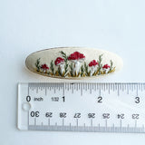 Hand Embroidered Barrette