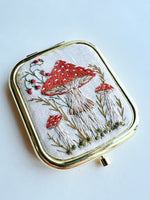 Hand Embroidered Pocket Mirror