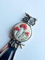 Vintage Style Embroidered Bookmark