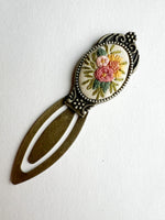 Vintage Style Embroidered Bookmark