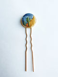 Dainty Hand Embroidered Hair Pin