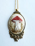 Hand Embroidered Pendant