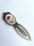 Vintage Style Embroidered Bookmark