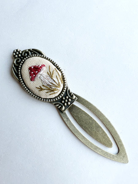 Vintage Style Embroidered Bookmark