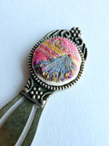 Vintage Style Embroidered Bookmark