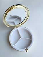 Hand Embroidered Pillbox