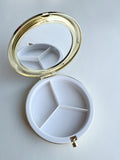 Hand Embroidered Pillbox