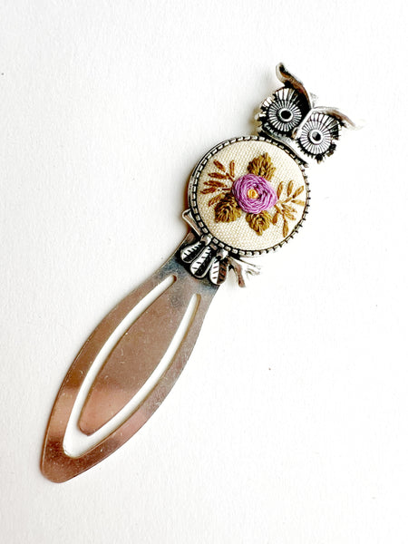 Vintage Style Embroidered Bookmark