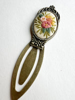 Vintage Style Embroidered Bookmark