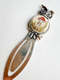 Vintage Style Embroidered Bookmark