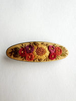 Hand Embroidered Barrette
