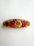 Hand Embroidered Barrette