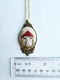 Hand Embroidered Pendant