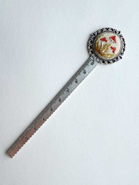Vintage Style Embroidered Bookmark