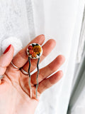 Floral Hand Embroidered Hair Pin