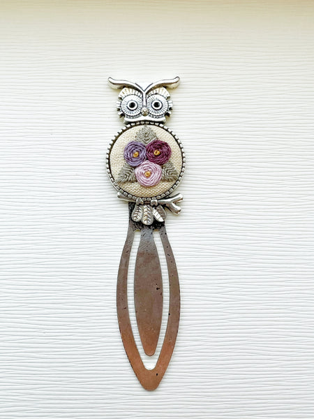 Vintage Style Embroidered Bookmark
