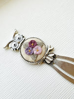 Vintage Style Embroidered Bookmark