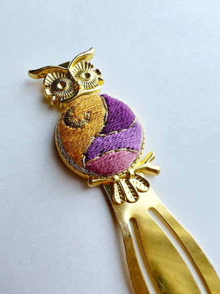 Vintage Style Embroidered Bookmark