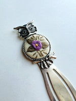Vintage Style Embroidered Bookmark