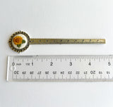 Vintage Style Embroidered Bookmark