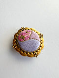 Hand Embroidered Pin (DISCOUNTED - read description)