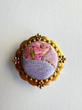 Hand Embroidered Pin (DISCOUNTED - read description)