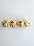 Hand Embroidered Barrette