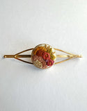 Hand Embroidered Hair Pin
