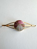 Hand Embroidered Hair Pin