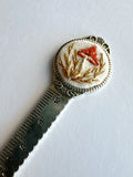 Vintage Style Embroidered Bookmark