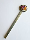 Vintage Style Embroidered Bookmark