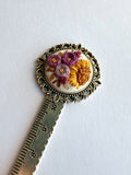 Vintage Style Embroidered Bookmark