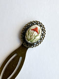 Vintage Style Embroidered Bookmark