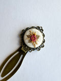 Vintage Style Embroidered Bookmark
