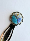 Vintage Style Embroidered Bookmark