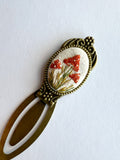 Vintage Style Embroidered Bookmark