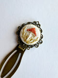 Vintage Style Embroidered Bookmark
