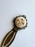 Vintage Style Embroidered Bookmark