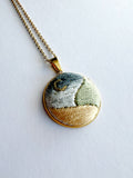 Hand Embroidered Pendant
