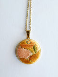 Hand Embroidered Pendant