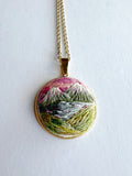 Hand Embroidered Pendant