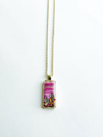 Mini Hand Embroidered Pendant