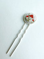 Dainty Hand Embroidered Hair Pin