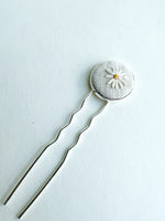 Dainty Hand Embroidered Hair Pin