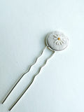 Dainty Hand Embroidered Hair Pin