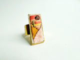 Adjustable Embroidered Ring (One Size Fits Most)