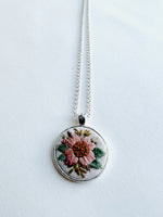 Hand Embroidered Pendant